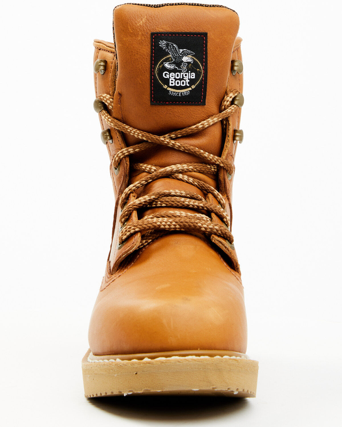 Image #5 - Georgia Men's Barracuda Wedge Work Boots, Brown, hi-res