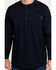 Image #4 - Hawx Men's Men's FR Pocket Henley Long Sleeve Work Shirt, Navy, hi-res