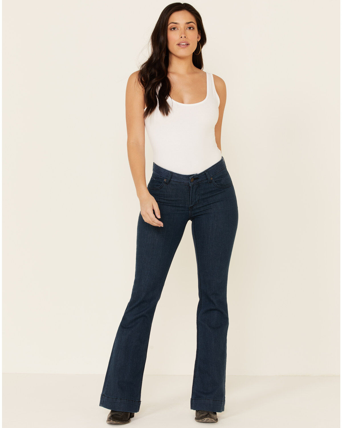 Image #1 - Kimes Ranch Women's Lola Trouser Stretch Denim Jeans, Indigo, hi-res