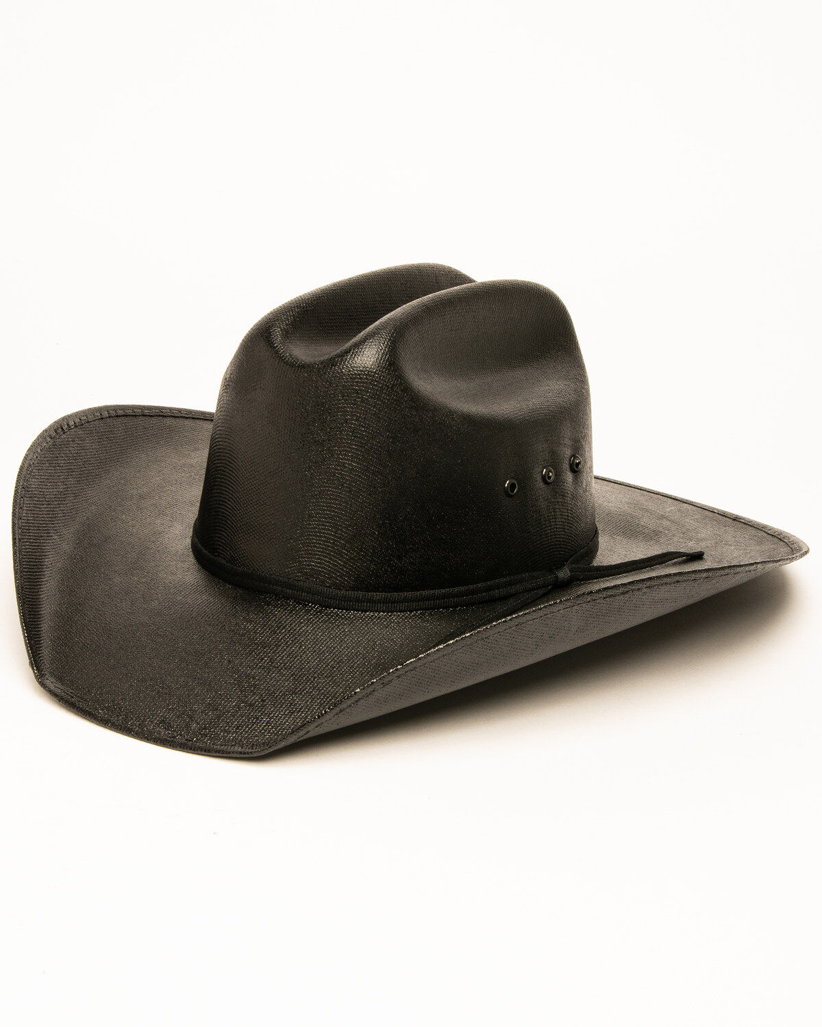 Image #1 - Cody James Kids' Straw Cowboy Hat, Black, hi-res
