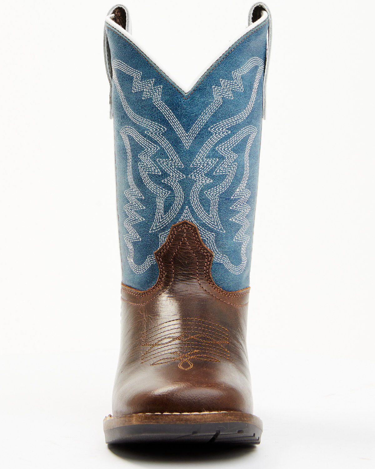 Image #4 - Cody James Boys' Walker Western Boots - Broad Square Toe, Brown, hi-res