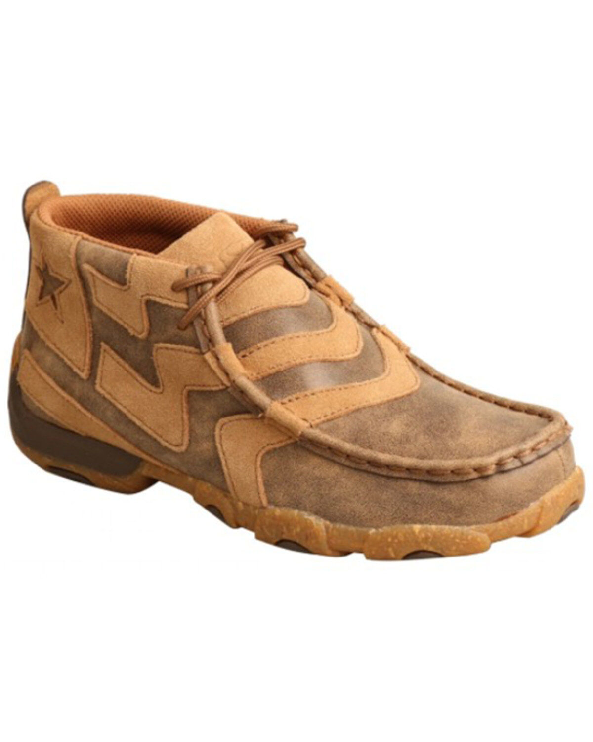 Twisted X Kid's Chukka Driving Mocs, Brown, hi-res