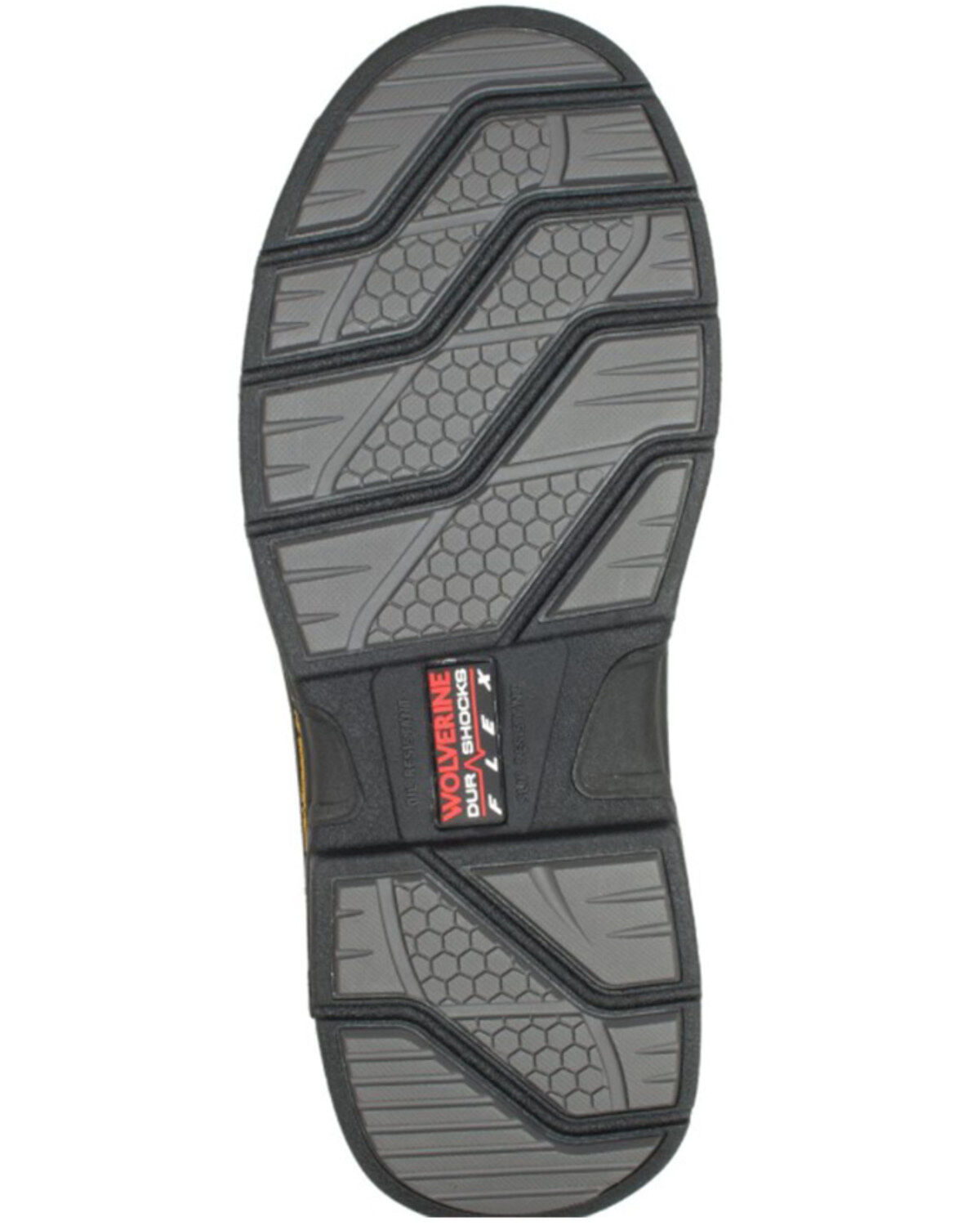 Image #4 - Wolverine Men's Raider Durashocks Waterproof Western Work Boots - Composite Toe, Brown, hi-res