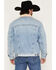 Image #4 - Wrangler Men's Light Wash Sherpa Lined Button-Down Denim Jacket, Light Wash, hi-res