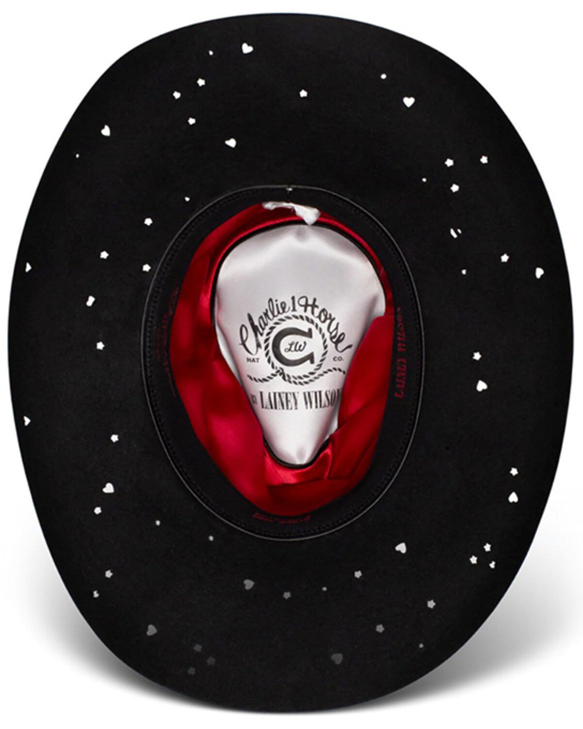 Image #4 - Charlie 1 Horse X Lainey Wilson Wild Horses Wool Felt Western Hat, Black, hi-res