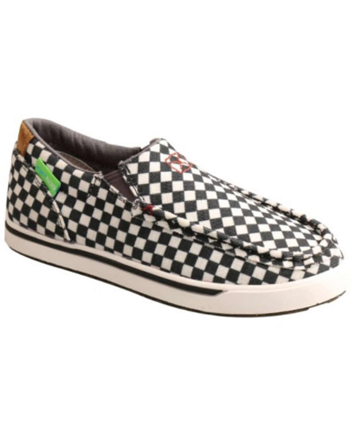 Image #1 - Twisted X Kid's Kicks Casual Shoes - Moc Toe, Black, hi-res