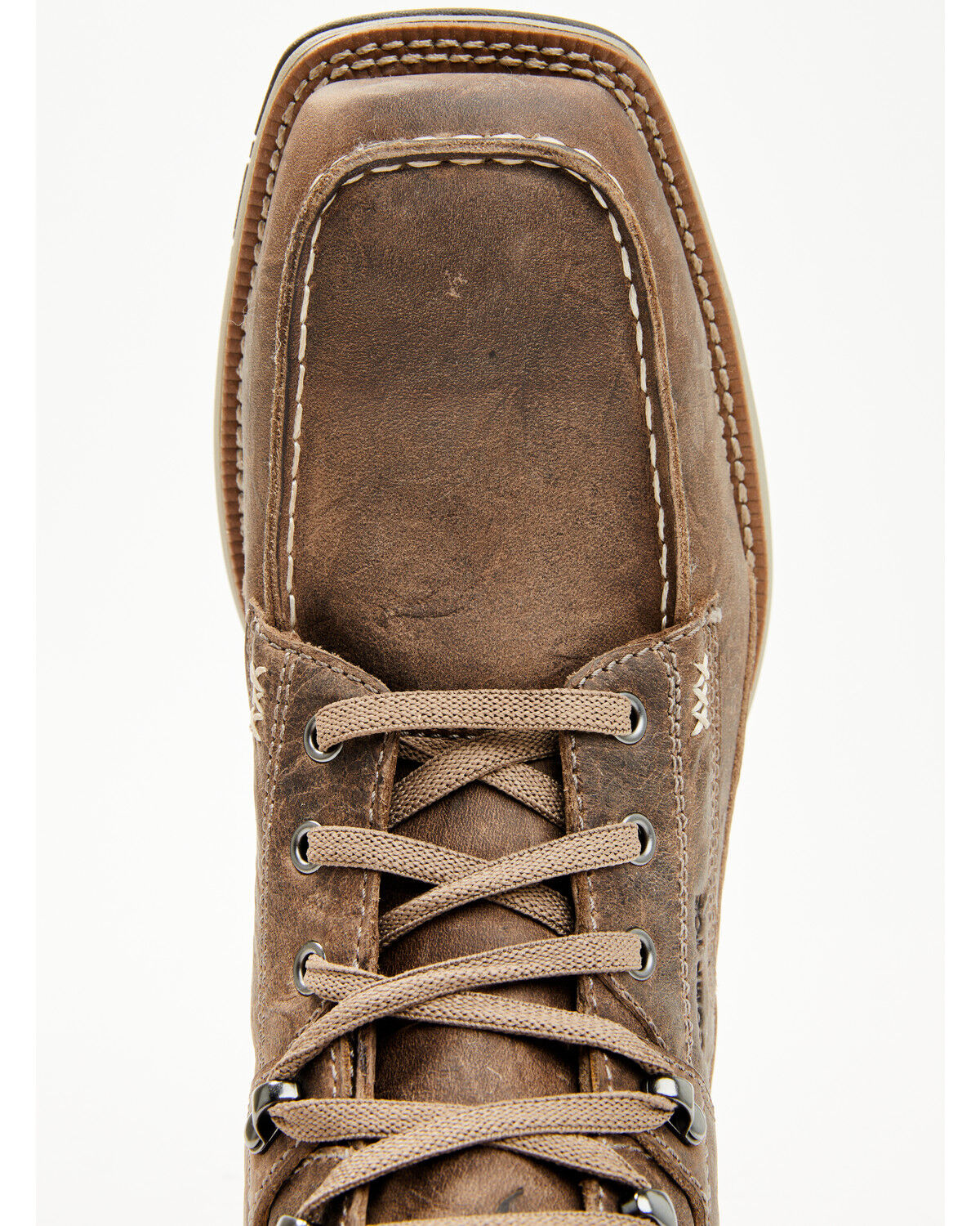 Image #6 - Cody James Men's 6.5" Xero Lite Lace-Up Moc Work Boots - Composite Toe, Bark, hi-res