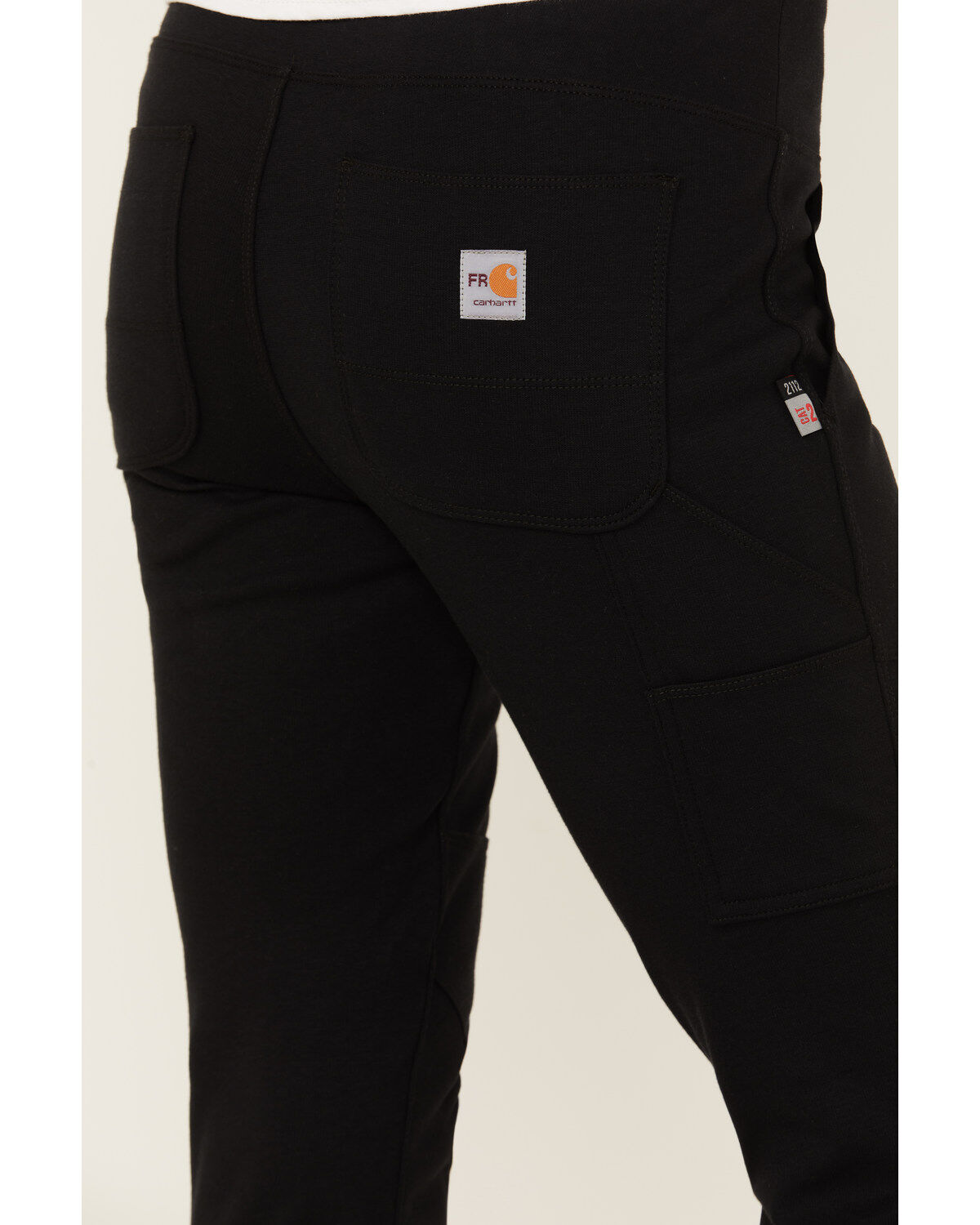 Image #4 - Carhartt Women's FR Force Fitted Midweight Utility Leggings, Black, hi-res