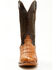 Image #4 - El Dorado Men's Exotic American Alligator Western Boots - Round Toe, Brass, hi-res