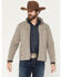 Image #2 - Cowboy Hardware Men's Hecho en Mexico Longhorn Softshell Jacket, Khaki, hi-res