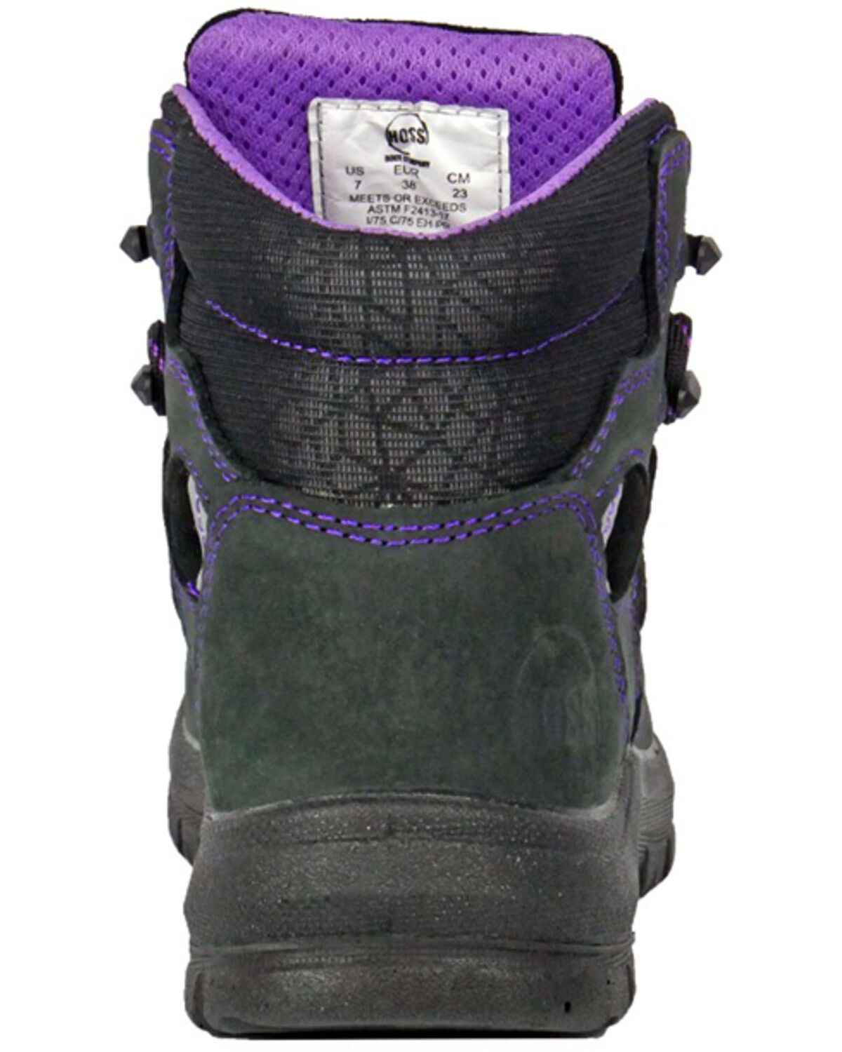 Image #5 - Hoss Women's 6" Lacy Waterproof Work Boots - Composite Toe, Black, hi-res