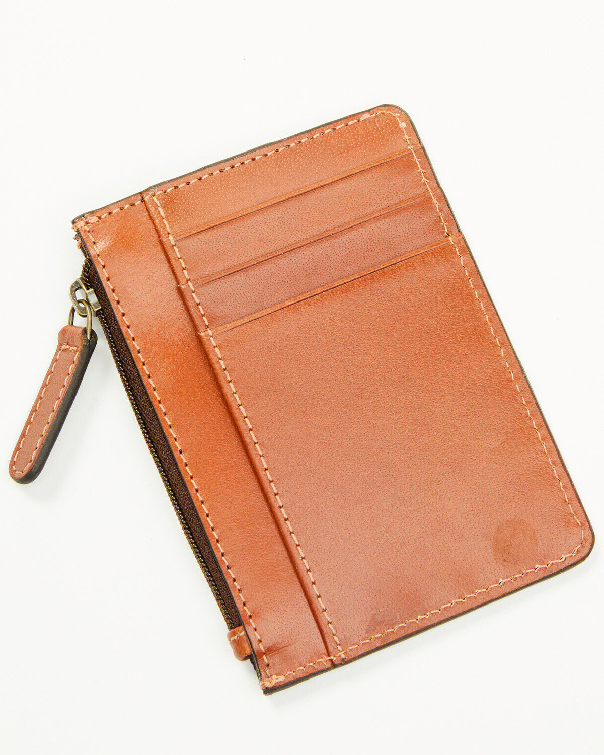 Image #2 - Shyanne Women's Zoie Sunflower Tooled Leather Wallet, Brown, hi-res