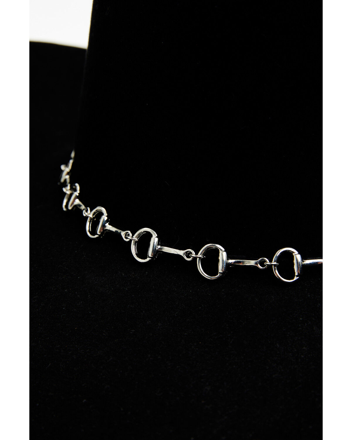Image #2 - Shyanne Women's Snaffle Bit Hatband, Silver, hi-res