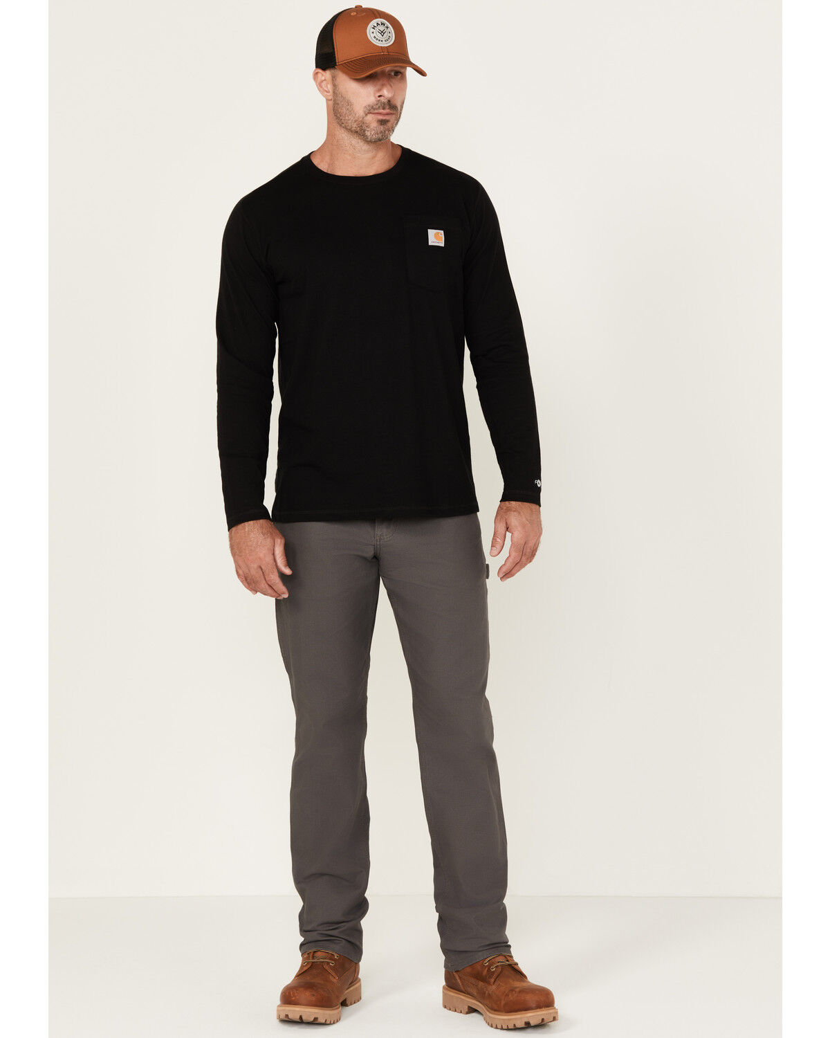 Image #1 - Carhartt Men's Rugged Flex&reg; Work Pants, Grey, hi-res