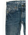 Image #2 - Cody James Toddler Boys' Stone Cold Wash Slim Boot Stretch Jeans, Dark Medium Wash, hi-res
