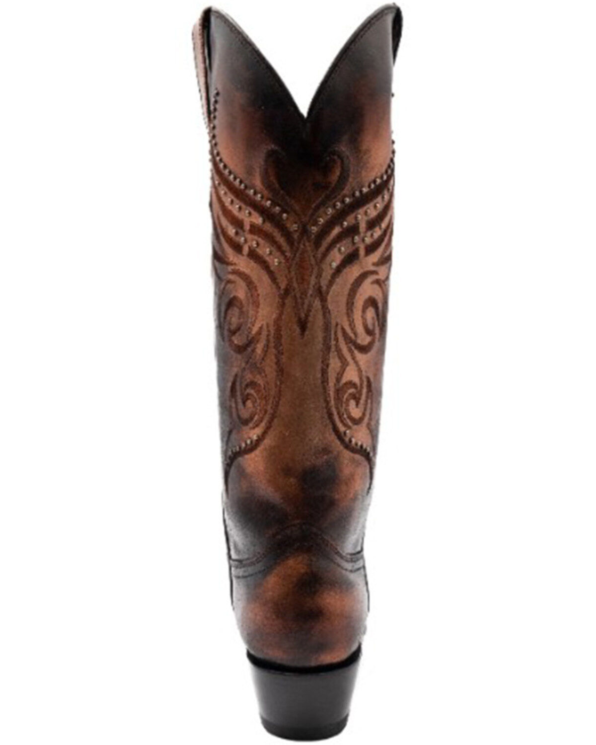 Image #5 - Ferrini Women's Masquerade Western Boots - Snip Toe, Copper, hi-res