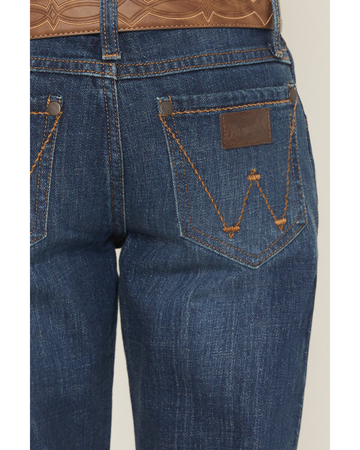 Image #4 - Wrangler Retro Boys' Jackson Hole Dark Wash Relaxed Bootcut Stretch Denim Jeans, , hi-res