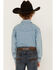 Image #5 - Wrangler Boys' Denim Long Sleeve Snap Western Shirt, Stonewash, hi-res