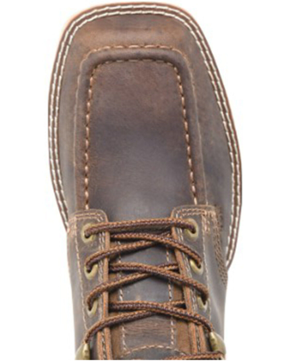 Image #5 - Double H Women's Spirit 4" Lace-Up Waterproof Work Boots - Composite Toe, Brown, hi-res