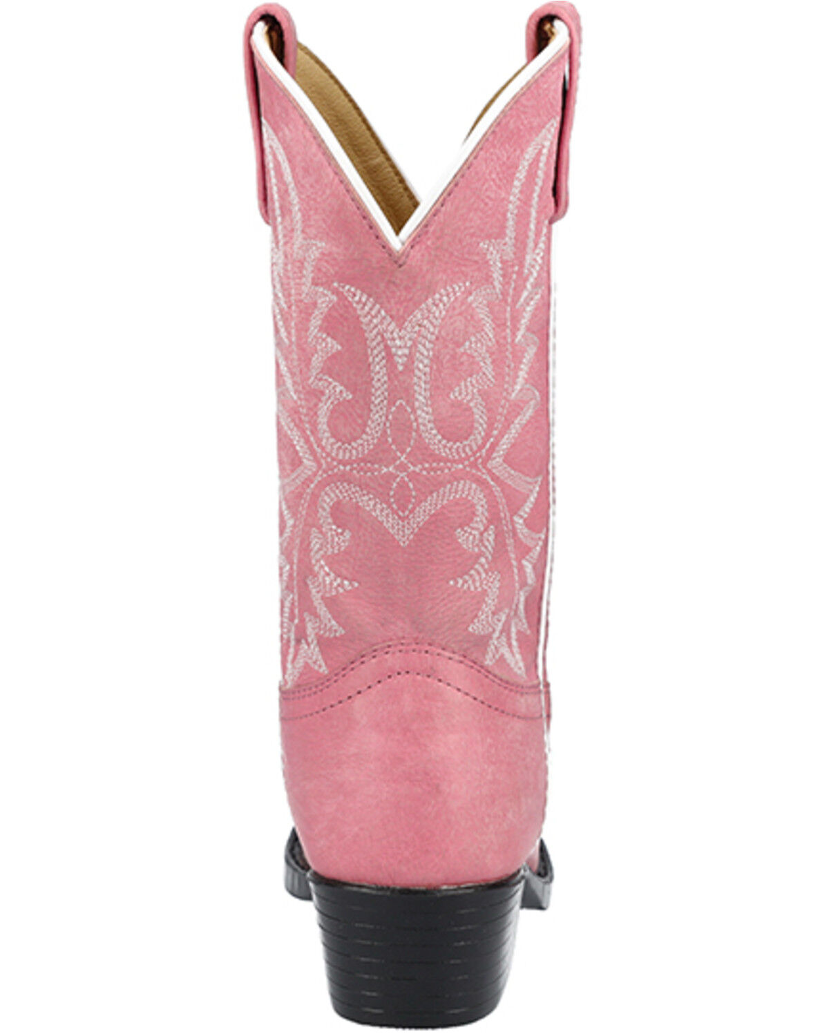 Image #5 - Smoky Mountain Girls' Denver Western Boots - Round Toe, Pink, hi-res