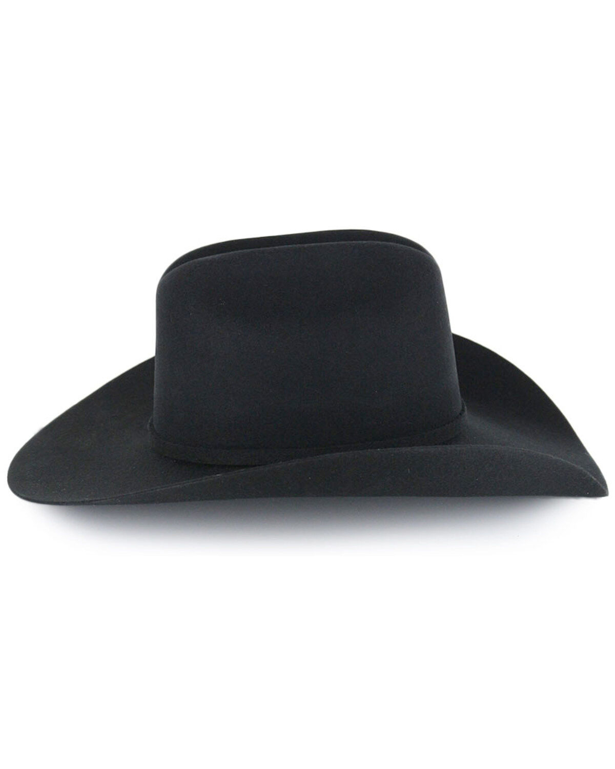 Image #4 - Cody James&reg; Men's Denton 3X Low Cattleman 4" Pro Rodeo Wool Hat, Black, hi-res
