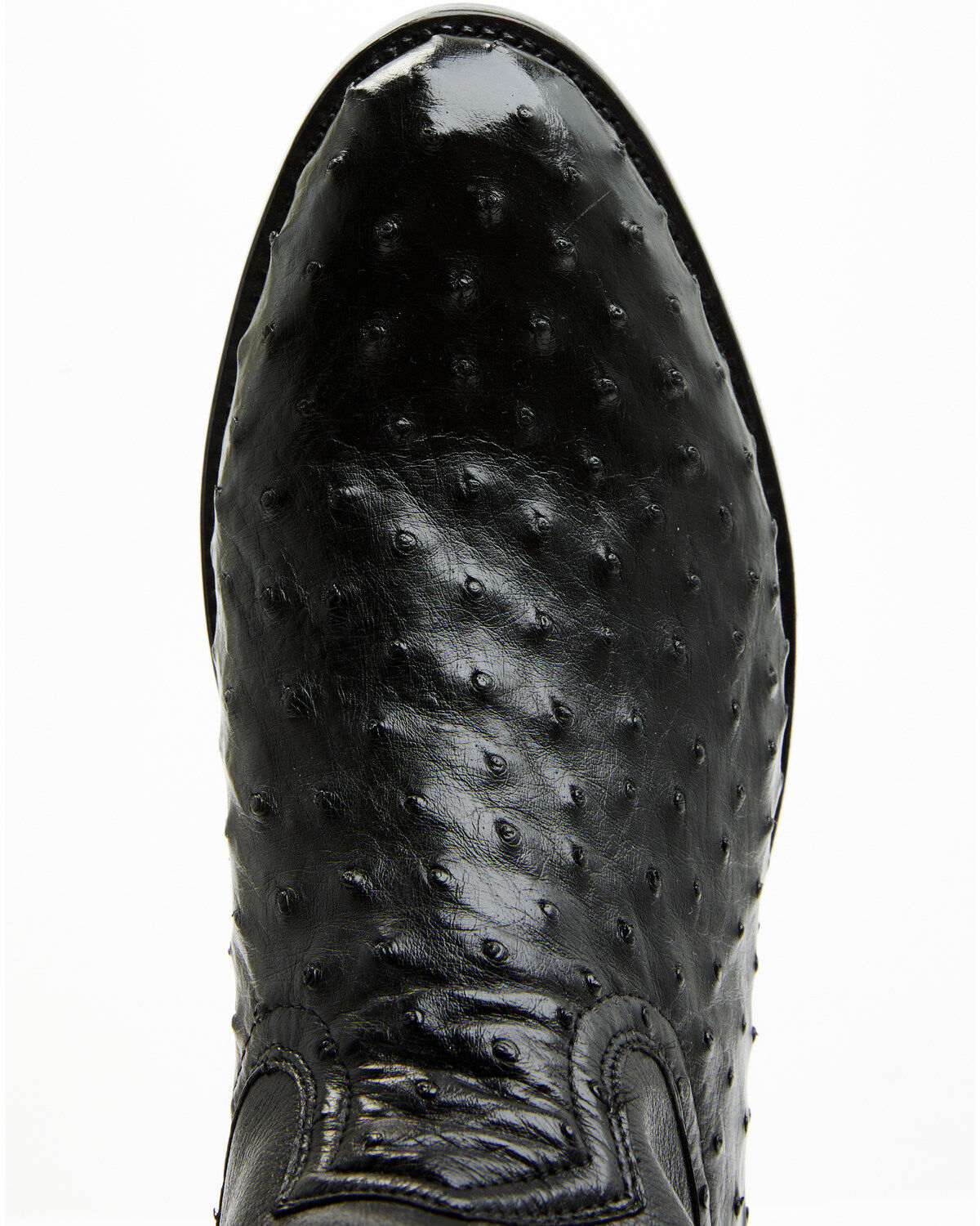 Image #6 - Cody James Black 1978&reg; Men's Carmen Exotic Full-Quill Ostrich Roper Boots - Round Toe, Black, hi-res