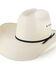 Image #2 - Cody James&reg; Men's Black Tie Straw Hat, Natural, hi-res