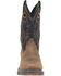 Image #4 - Double H Men's Saddle Composite Toe Western Work Boots, Brown, hi-res