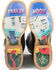 Image #3 - Tin Haul Women's Trailerhood Western Boots - Broad Square Toe, Black, hi-res