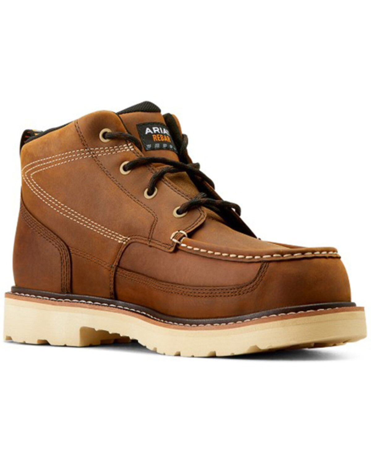 Image #1 - Ariat Men's Rebar Lift Chukka Work Boots - Composite Toe, Brown, hi-res