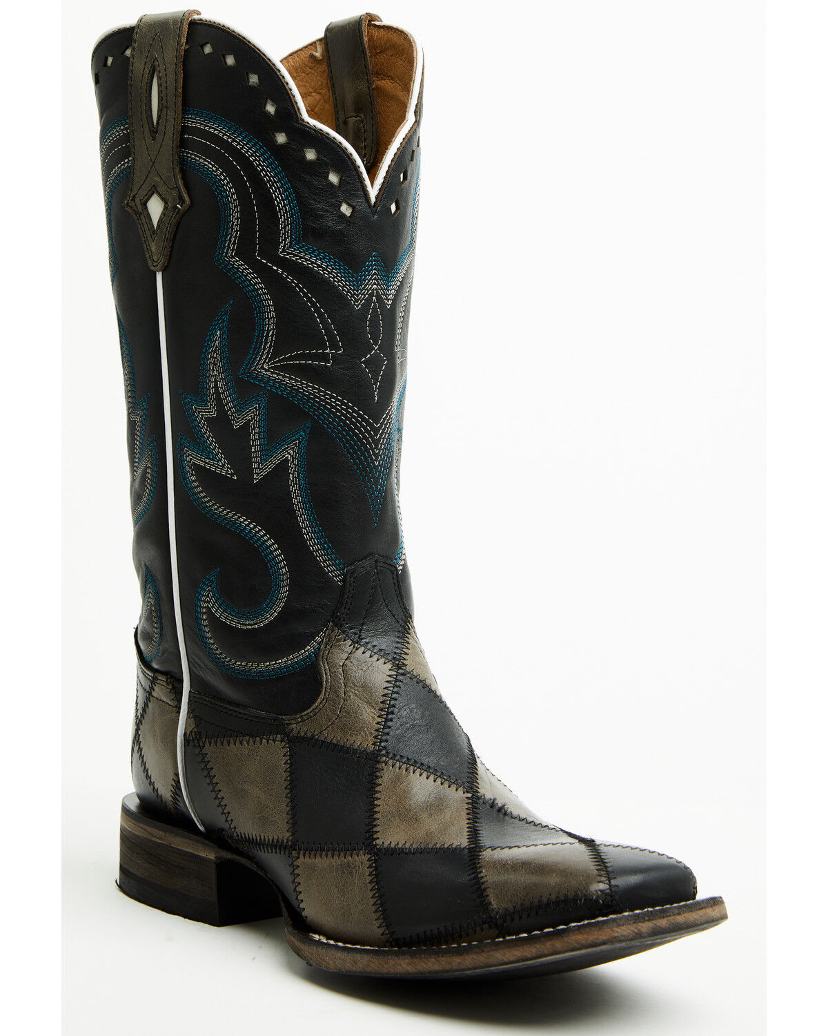 Cody James Men's Tomahawk Tall Western Boots - Broad Square Toe, Black, hi-res