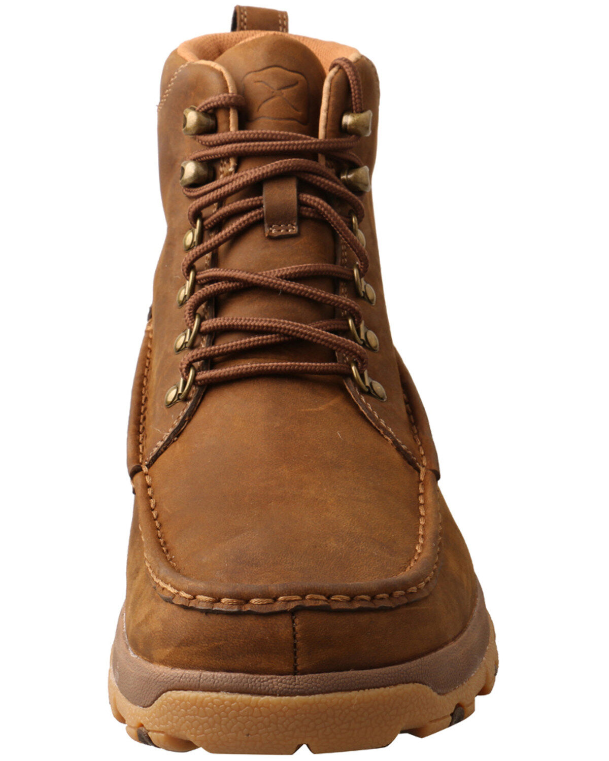 Image #5 - Twisted X Men's 6" Driving Moc Hiker Boots - Moc Toe, Brown, hi-res