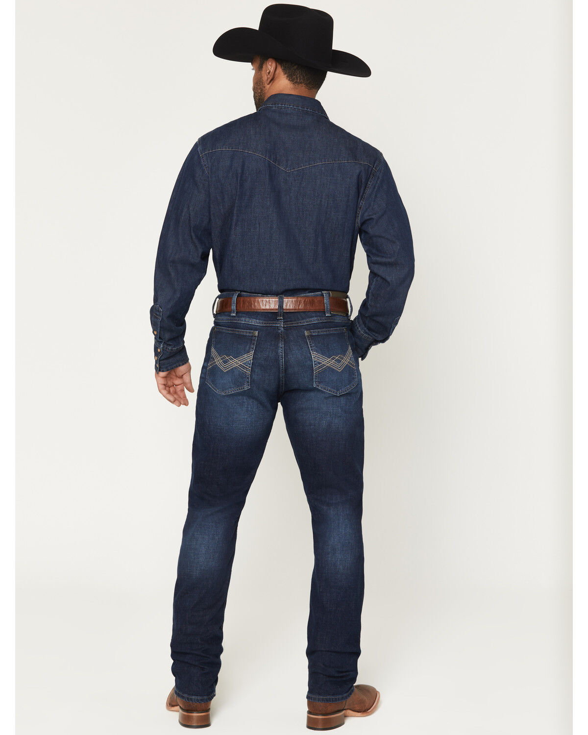 Image #3 - Wrangler 20X Men's 42MWX Chandler Medium Wash Vintage Bootcut Stretch Denim Jeans, Medium Wash, hi-res