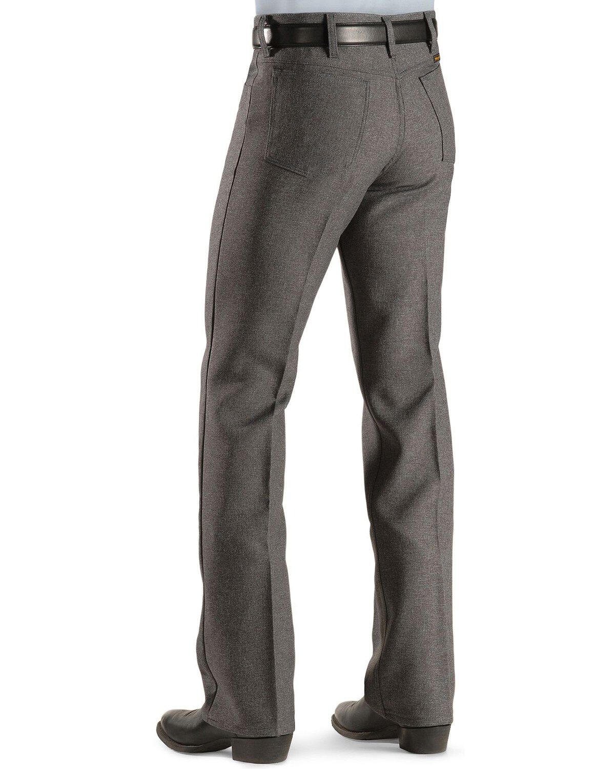 Image #1 - Wrangler Wrancher Dress Jeans, Hthr Grey, hi-res