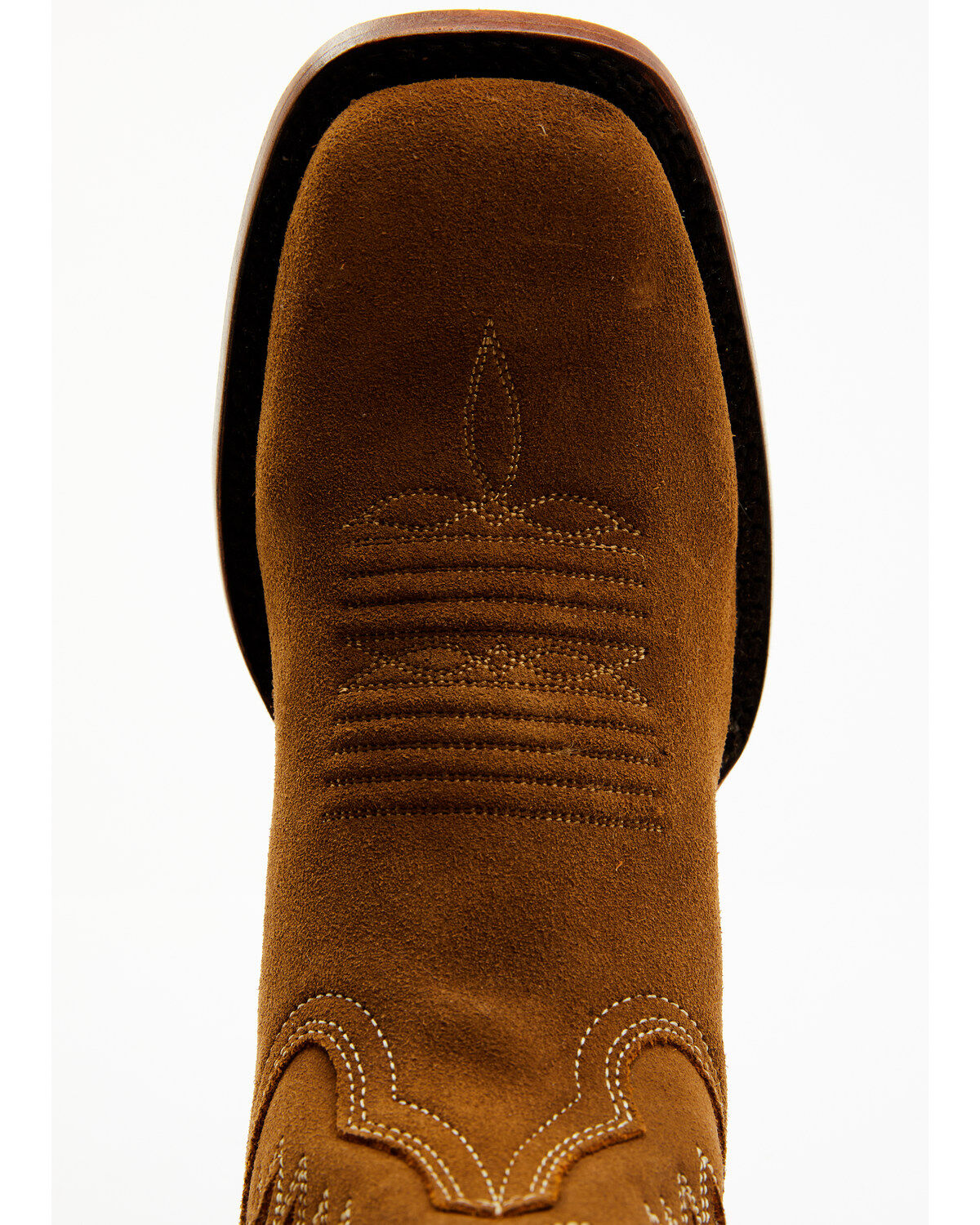 Image #6 - Caborca Silver Women's Maisie Star And Hearts Inlay Western Boots - Broad Square Toe, Tan, hi-res