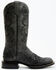 Image #2 - Shyanne Women's Lasy Western Boots - Broad Square Toe, Black, hi-res