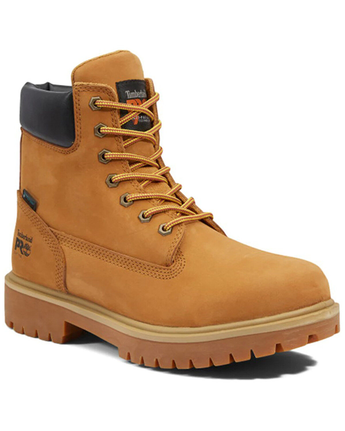 Timberland PRO Men's 6" Direct Attach 200G Insulated Waterproof Work Boots - Soft Toe, Brown, hi-res