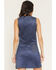 Image #4 - Idyllwind Women's Morningside Star Studded Faux Suede Snap Vest, Dark Blue, hi-res