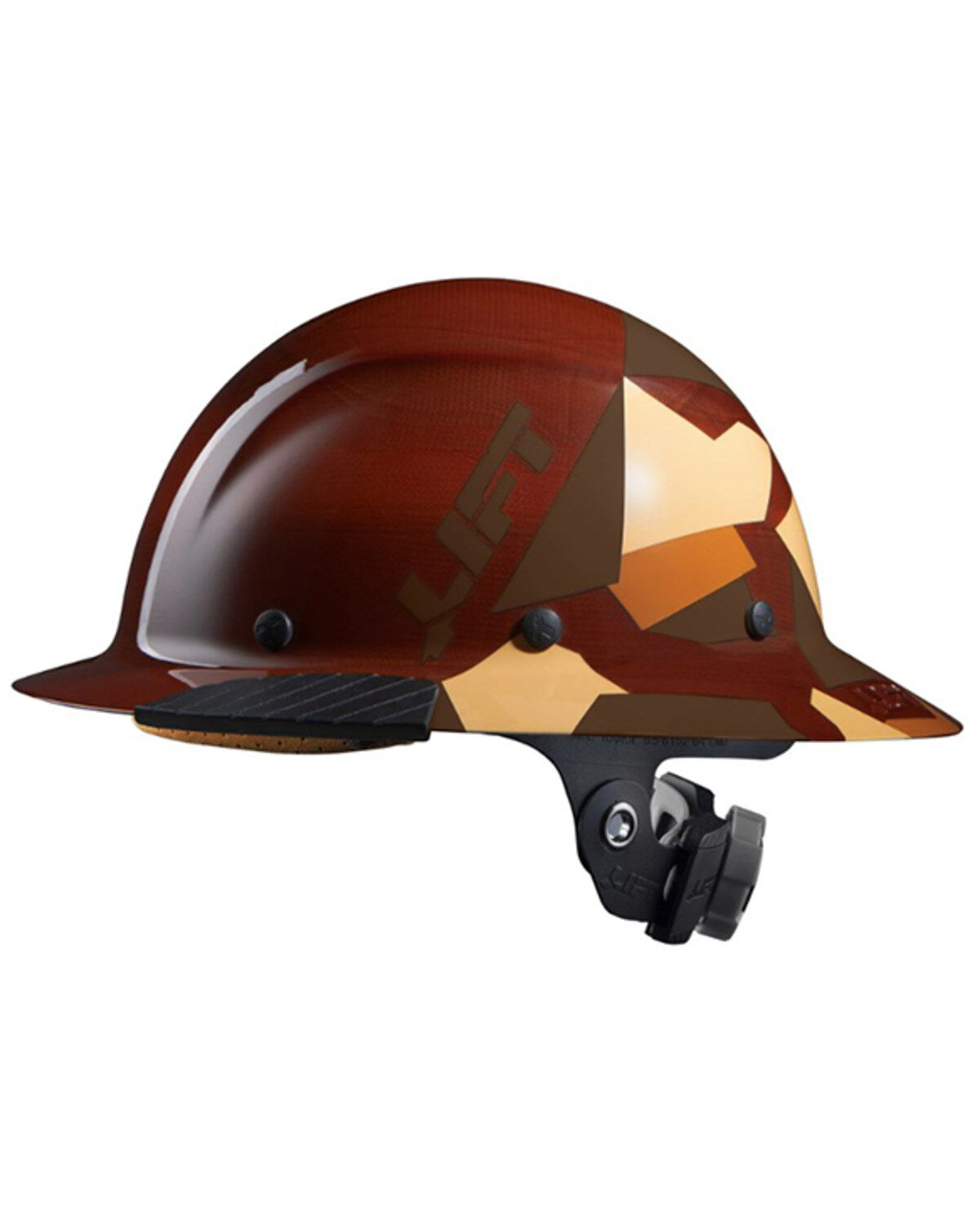 Image #4 - Lift Safety Dax Fifty/50 ANSI-G, TYPE 1 Full Brim Hard Hat, Brown, hi-res