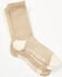Image #1 - Boot Barn Women's Basic Crew Socks - 3 Pack, Tan, hi-res