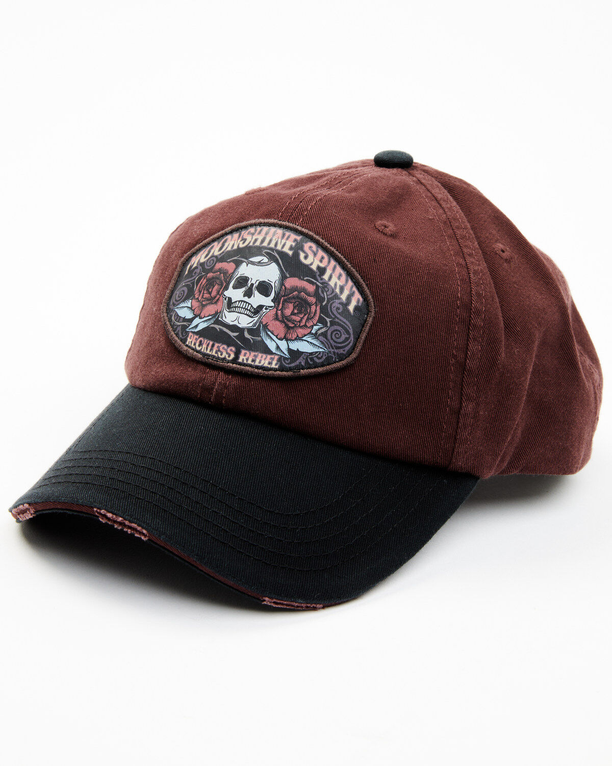 Image #1 - Moonshine Spirit&reg; Men's Reckless Rebel Ball Cap, Chilli, hi-res