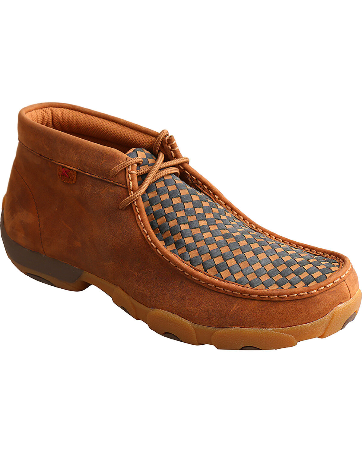 Image #1 - Twisted X Men's Driving Moc Toe Shoes, Brown, hi-res