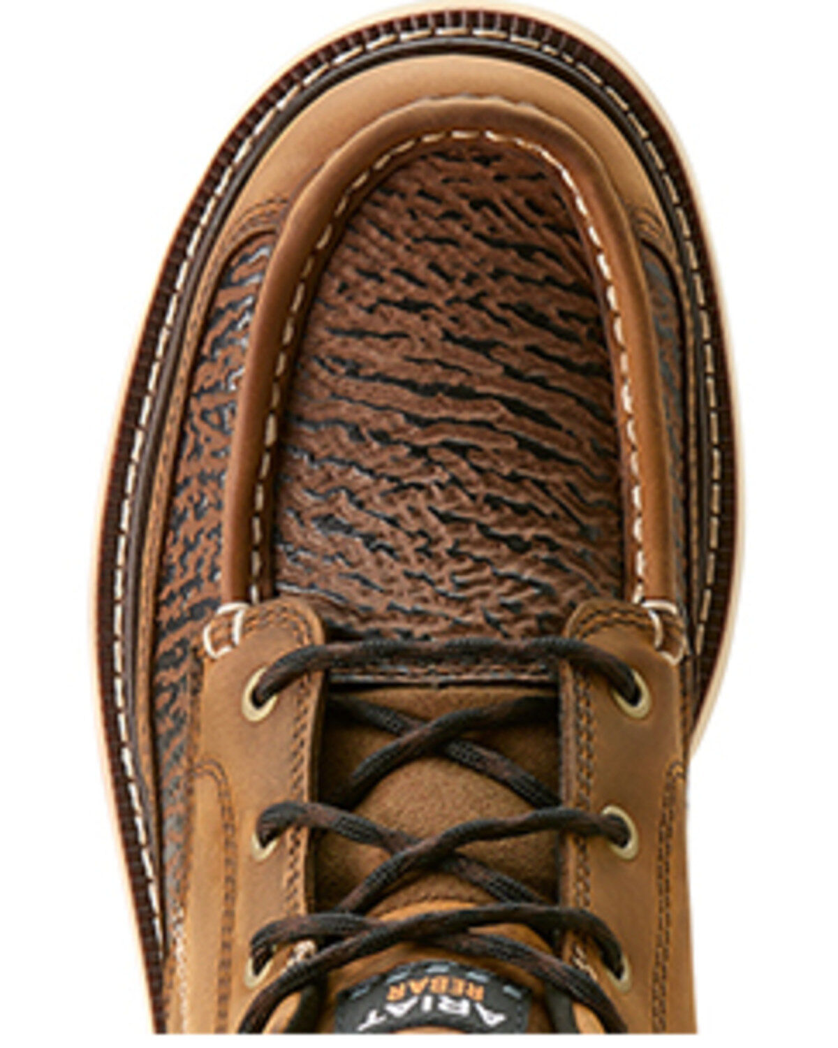 Image #4 - Ariat Men's 5.5" Rebar Lift Chukka Moc Work Boots - Soft Toe, Brown, hi-res
