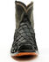 Image #4 - Corral Men's Exotic Pirarucu Western Ankle Boots - Square Toe, Black, hi-res