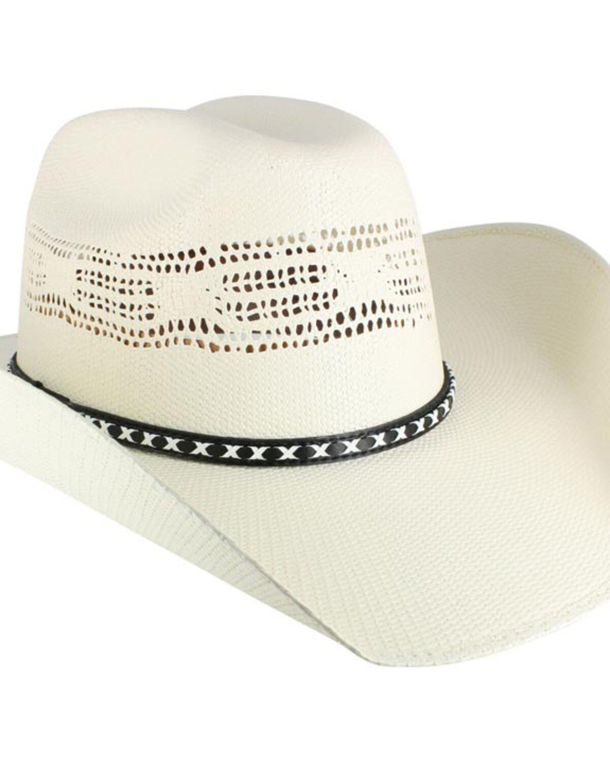 Cody James&reg; Men's Bangora Straw Cowboy Hat, Natural, hi-res