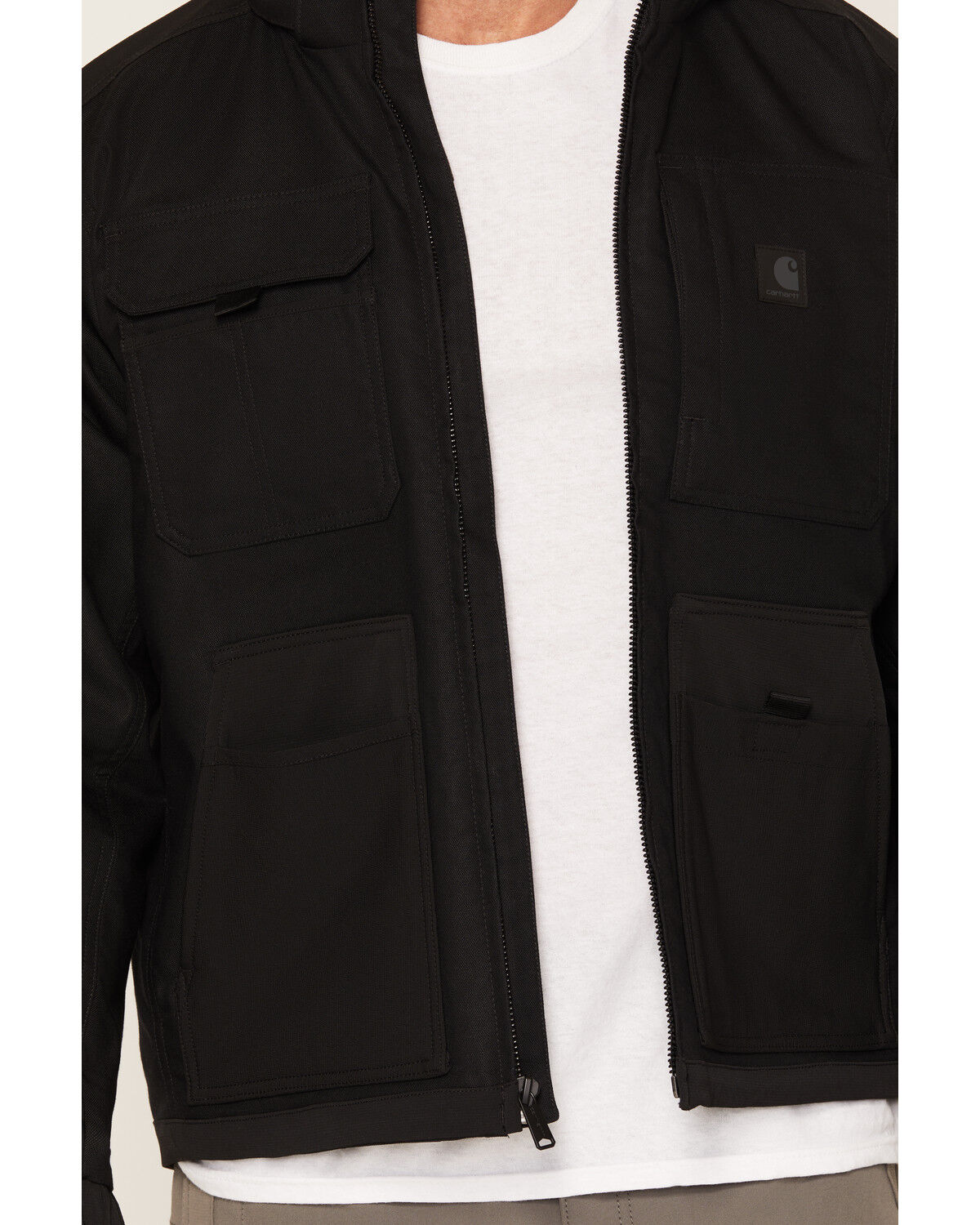 Image #3 - Carhartt Men's Steel Braddock Jacket, Black, hi-res
