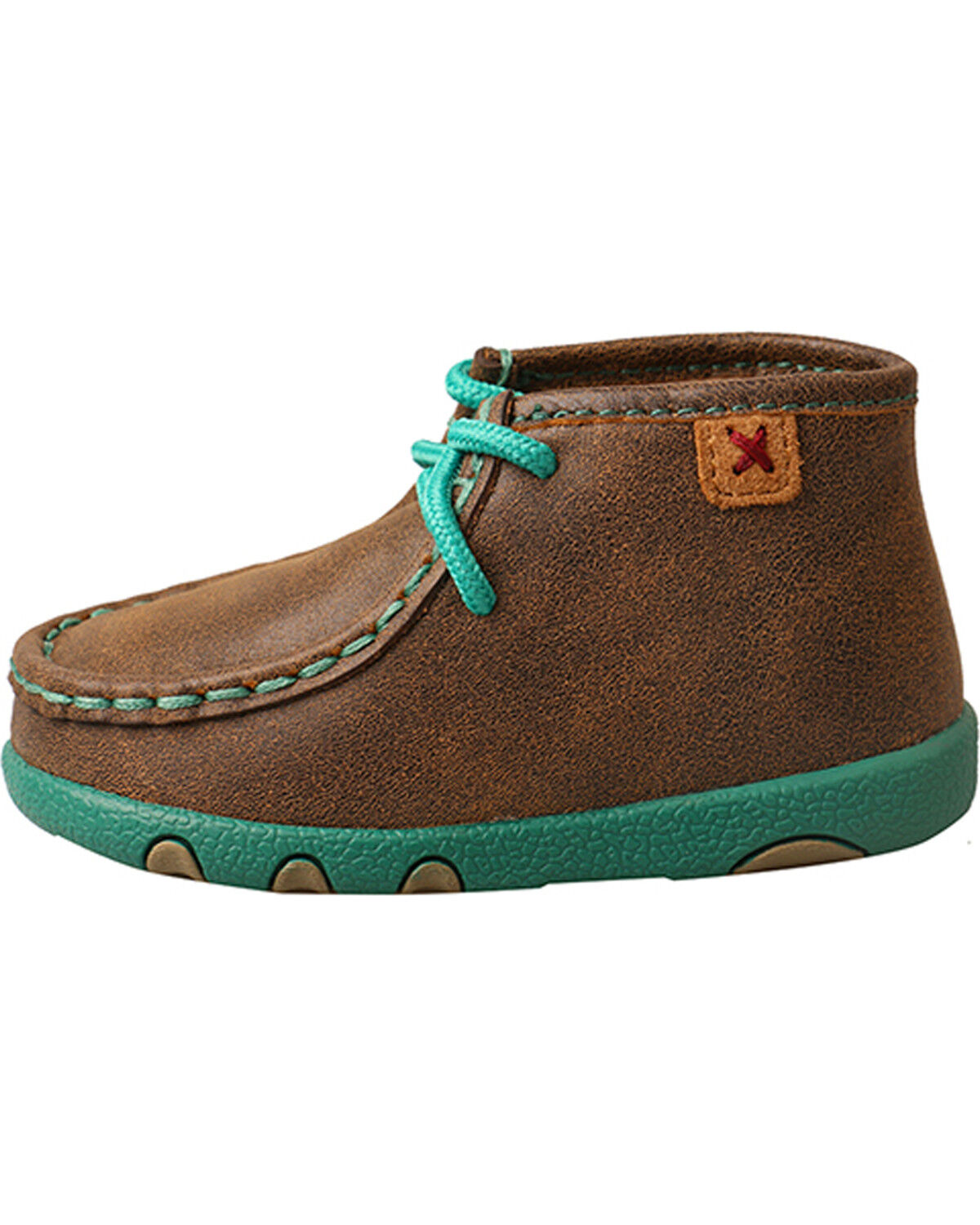 Image #3 - Twisted X Infant Kid's Bomber Driving Mocs, Brown, hi-res