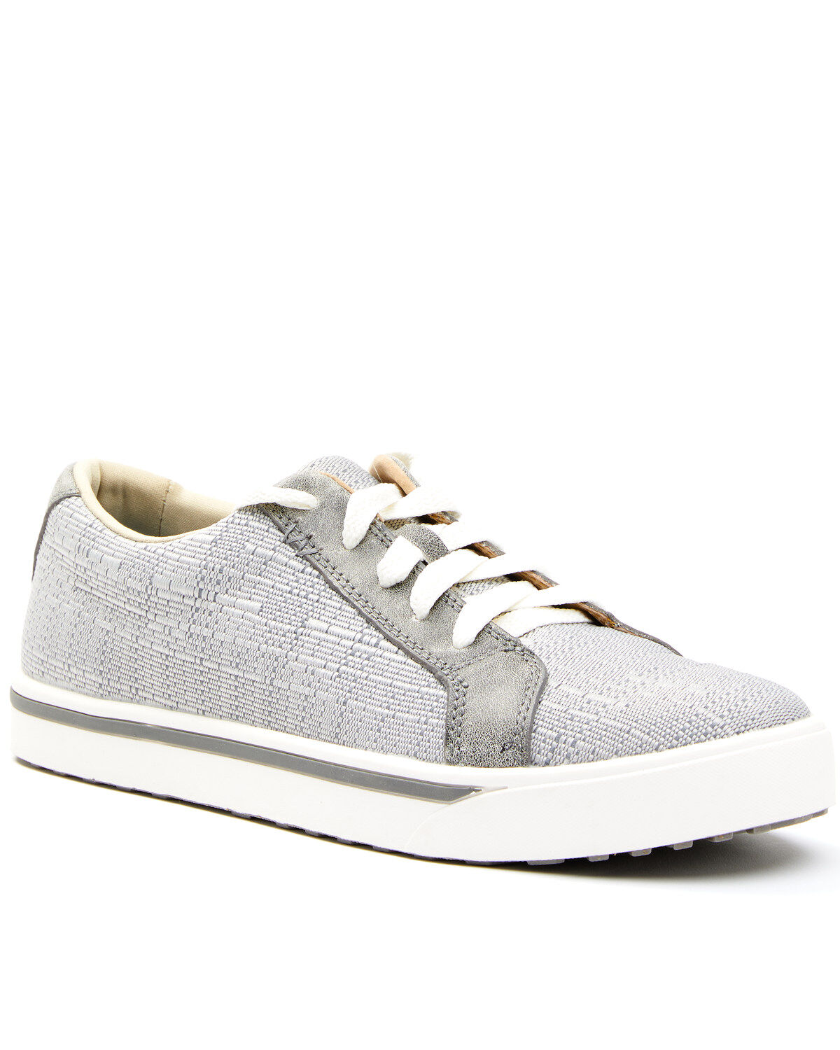 Image #1 - Wrangler Footwear Men's Classic Gray Shoes, Grey, hi-res