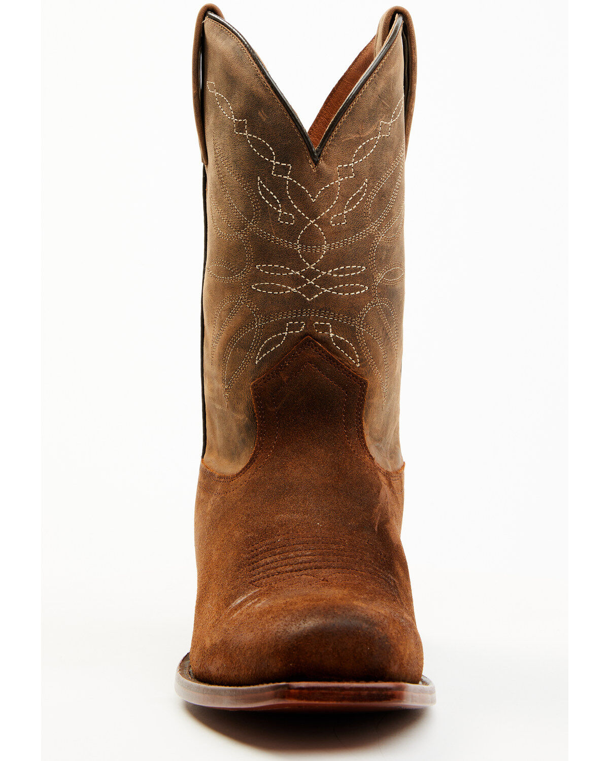 Image #4 - Moonshine Spirit&reg; Men's Pancho Roughout Western Boots - Square Toe, Brown, hi-res