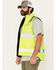 Image #3 - Hawx Men's Hi-Vis Safety Vest, Yellow, hi-res